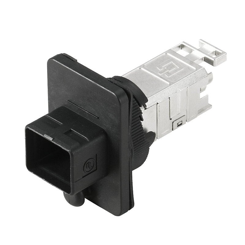 Weidmüller - Modularer Steckverbinder IE-BS-V04P-RJ45-FJ-B IP67,Anschluss1:RJ45