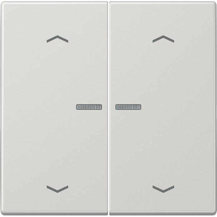 Jung - Abdeckung/Bedienelement für Installationsschalterprogramme Wippe LS 102 KO5P LG f.S-Taster KO,Pfeile