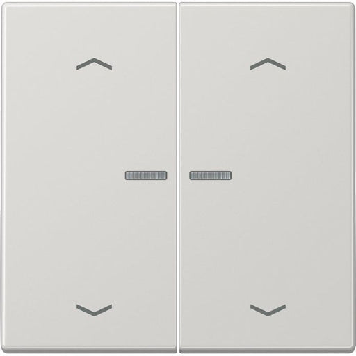 Jung - Abdeckung/Bedienelement für Installationsschalterprogramme Wippe LS 102 KO5P LG f.S-Taster KO,Pfeile