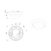 BEG Brück Electronic - Bussystem-Bewegungsmelder Präsenzmelder PD4N-KNXs-DX-UP KNX