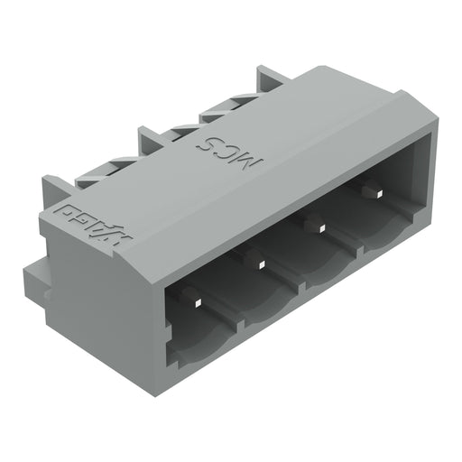 WAGO - Leiterplattensteckverbinder THT-Stiftleiste Lötstift 231-434/001-000 1,0x1,0,abgew.,gr − 200 Stück