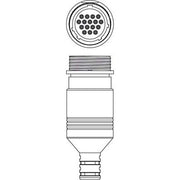 Leuze - Rundsteckverbinder, feldkonfektionierbar (Industriesteckverbinder) Stecker S U-M30-16A-M