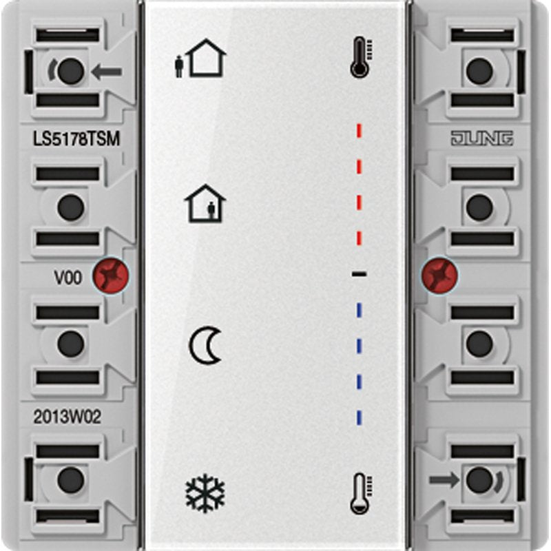 Jung - Bussystem-Raumtemperaturregler KNX Stetigregler-Modul LS 5178 TSM 2fach − 1 Stück