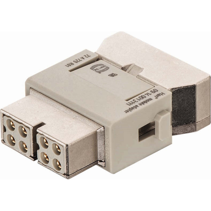 Harting - Kontakteinsatz für Rechtecksteckverbinder Megabit Einsatz 09140083121 Han Bu 1 Kabel