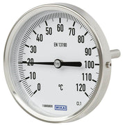 Wika Wiegand - Bimetall-Thermometer Bim-Therm 52.080/1Industr. 3513220 0..100° Cl1 L100x8mm