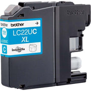 Brother - Verbrauchsmaterial für Telefax/Drucker/MFC Tintenpatrone LC-22UC cyan