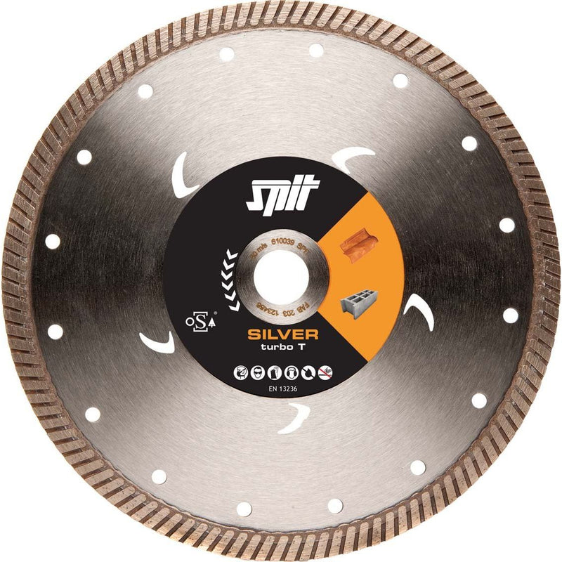 ITW Spit - Trenn-/Schleifscheibe Diamant-Trennscheibe 610034 (VE2) 140mm Set Sil.TurboT
