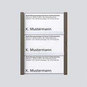 Siedle&Söhne - Zubehör/Ersatzteile für Türkommunikation Namensschild Bernst-Glim 200029958-00 f. TM612-3/BTM650-05