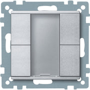 Schneider Electric - Bussystem-Tastsensor Taster 2fach plus MTN627660 aluminium