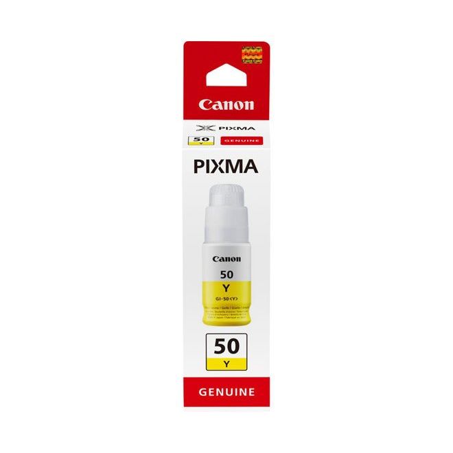 Canon - Verbrauchsmaterial für Telefax/Drucker/MFC Nachfülltinte GI-50Y 70ml ge gelb