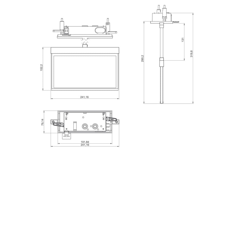RP-Technik - Hinweisleuchte Sicherheitsleuchte AMCP408SC-AZ EB 8h