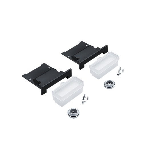 Zumtobel - Mechanisches Zubehör/Ersatzteile für Leuchten Endkappenset SLN2MRTECSETDDL20BK schwarz