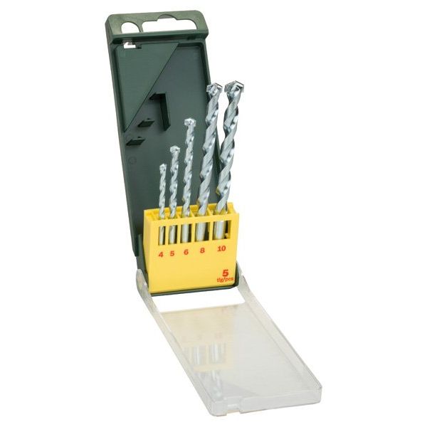 Bosch - Bohrer-Set Steinbohrer-Set, 5-teilig, 2607019438 Durchmesser: 4 - 10