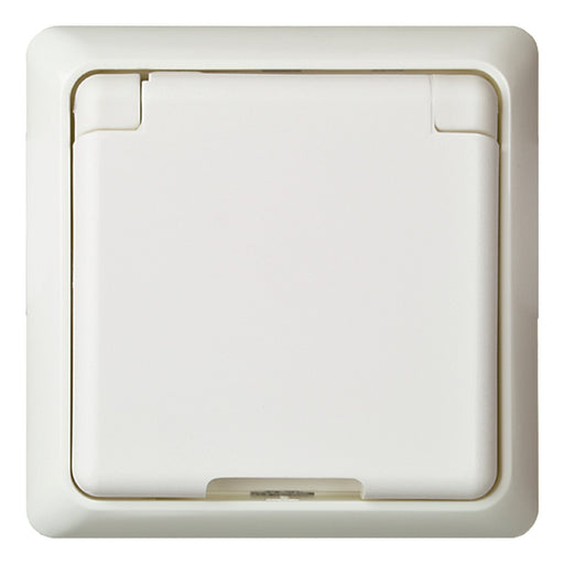 Elso - Steckdose UP-Steckdose Klappdeckel 245034 reinweiß
