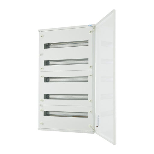 Eaton - Installationskleinverteiler Oberputz Flachverteiler BF-O-5/120-C komplett 5 Rei. Weiß