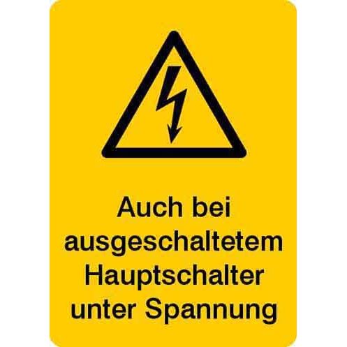 Jahn - Warn-/Hinweisschild Schild 05/139F Auch bei ausges.. − 25 Stück