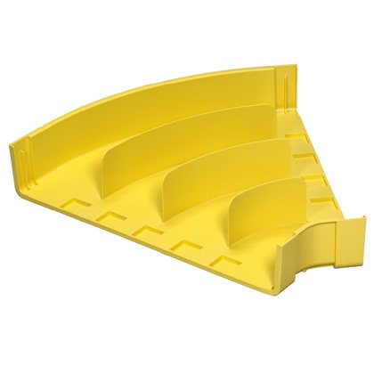 Panduit - Kreuzstück für Kabelrinne Kanalwinkelstück 45 Grad FRH4524X4LYL 600mm x 100mm