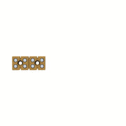 Weidmüller - Ein- und mehrpolige Klemmenleiste Klemmenleiste Schraubans. MK 3/4 B 1-4 2.5qmm − 50 Stück