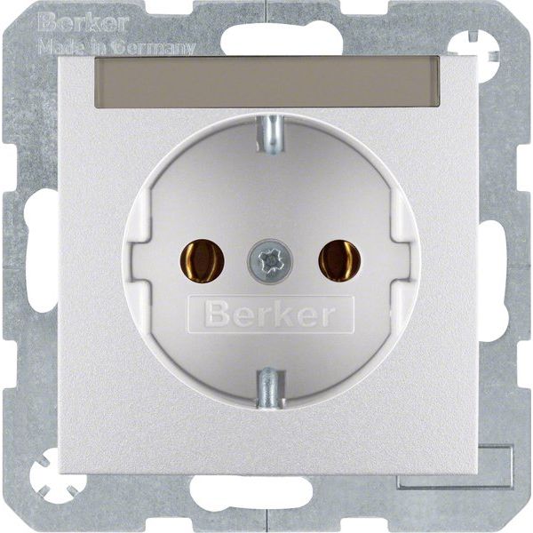 Berker - Steckdose Schuko-Steckd.alu 47501404