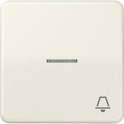 Jung - Abdeckung/Bedienelement für Installationsschalterprogramme Wippe Symbol KLINGEL ws CD 590 KO5K für beleuchtb.Taster
