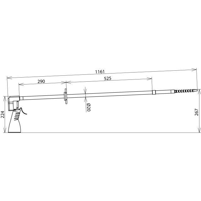 DEHN - Zubehör/Ersatzteile für Sicherheitsgeräte Handöler HOEL 36 20 1100 D 20mm L 1160mm