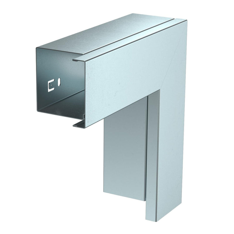 OBO Bettermann - Flachwinkel für Leitungführungskanal Flachwinkel mit Oberteil LKM F60060FS 60x60mm, St, FS