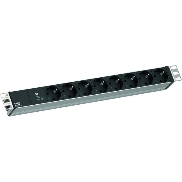 Bachmann - Power distribution unit (PDU) Steckdosenleiste 800.3932 19Z 1HE 8xCEE7/3