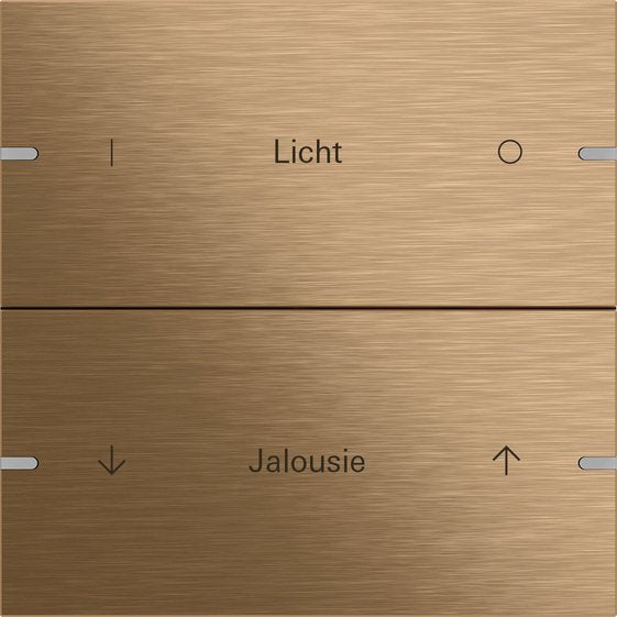 Gira - Bussystem-Tastwippe Wippenset 2-fach 503238 Tastsens.4TS4 Bronze