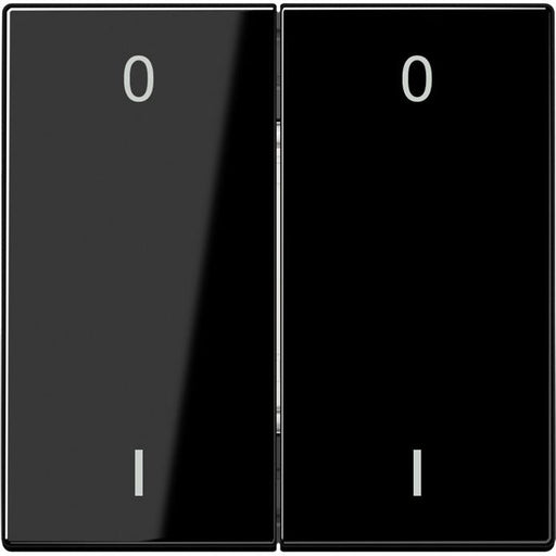 Jung - Sender/Fernbedienung für Installationsschalterprogramme Funk-Wandsender sw ENO LS 995-01 SW 4-kanalig Symbole