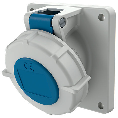 Mennekes - CEE-Anbausteckdose (IEC 60309) Anbaudose TwinContact 1168 16A,3p,6h,230V,IP67