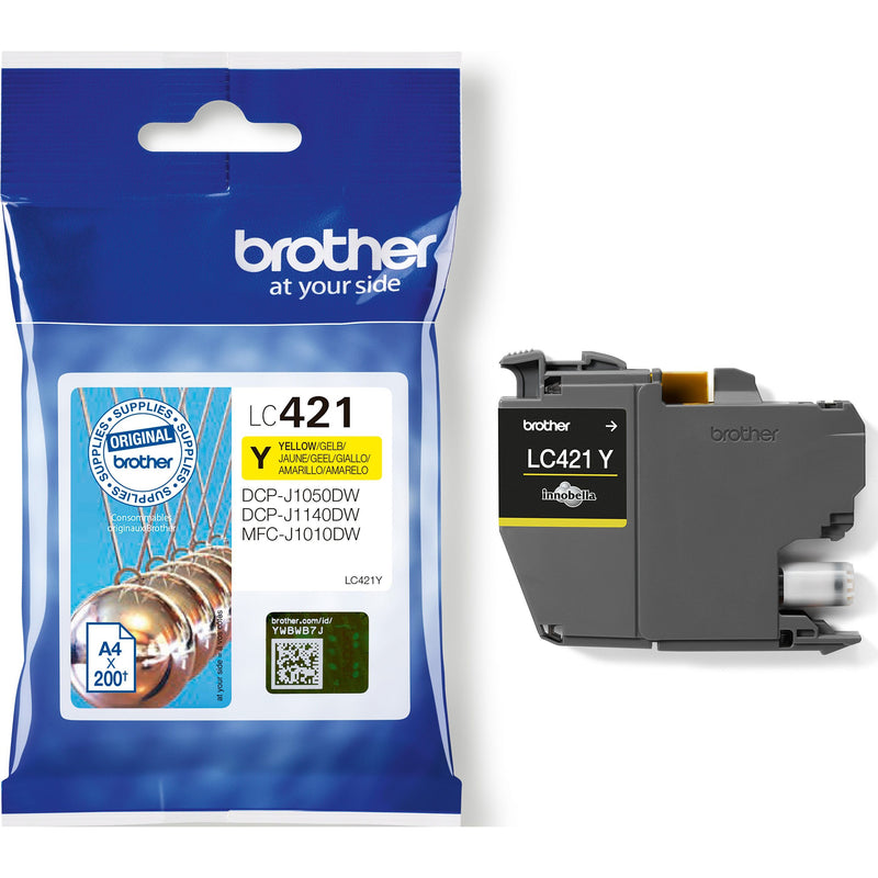 Brother - Verbrauchsmaterial für Telefax/Drucker/MFC Tintenpatrone LC-421Y ge