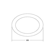 Brumberg Leuchten - Mechanisches Zubehör/Ersatzteile für Leuchten Abdeckring 81212080 schwarz