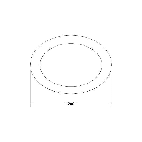 Brumberg Leuchten - Mechanisches Zubehör/Ersatzteile für Leuchten Abdeckring 81212080 schwarz