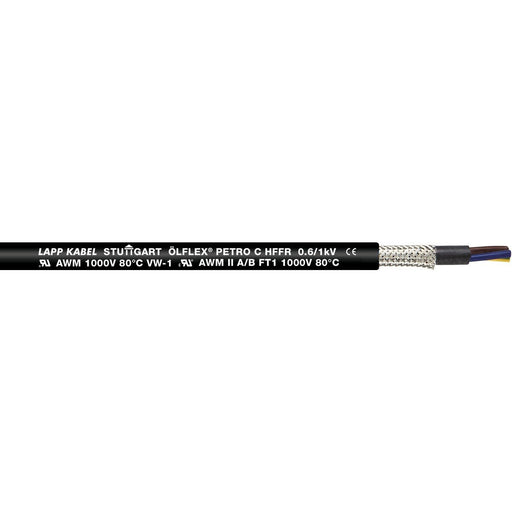 Lapp Kabel&Leitung - Energiekabel >= 1 kV, für ortsveränderlichen Einsatz ÖLFLEX PETRO C HFFR 0023255 5G1,5 BK