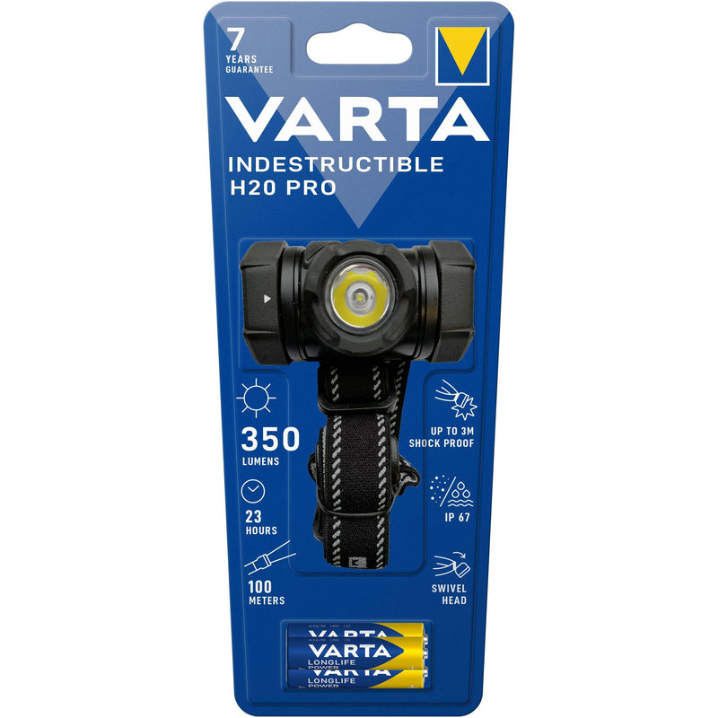 Varta Cons.Varta - Taschenleuchte LED-Taschenlampe IndestructibleH20Pro H20 Pro 3AAA m.Batt