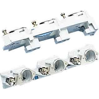 Wöhner - D0-Sicherungssockel DO-Reiter 01058 Si.sockel − 10 Stück