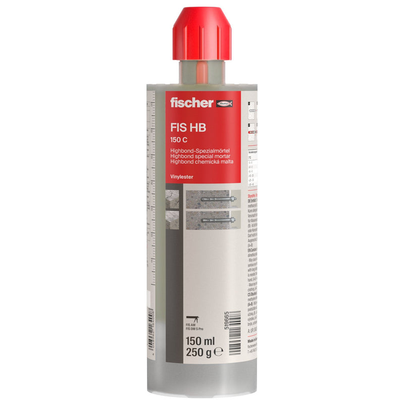 Fischer Deutschl - Mörtelpatrone für Verbundanker Spezialmörtel FIS HB 150 C Highbond − 6 Packung