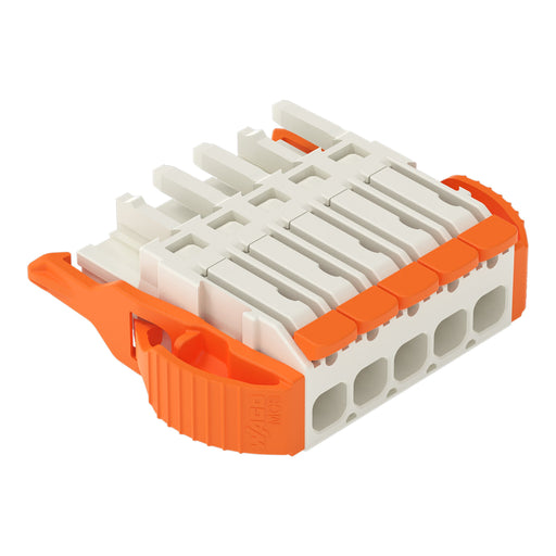 WAGO - Kabelsteckverbinder für Leiterplattensteckverbinder 1-LeiterFederleiste Hebel 2721-1105/037-000 Push-inCAGECLAMP,lgr − 50 Stück
