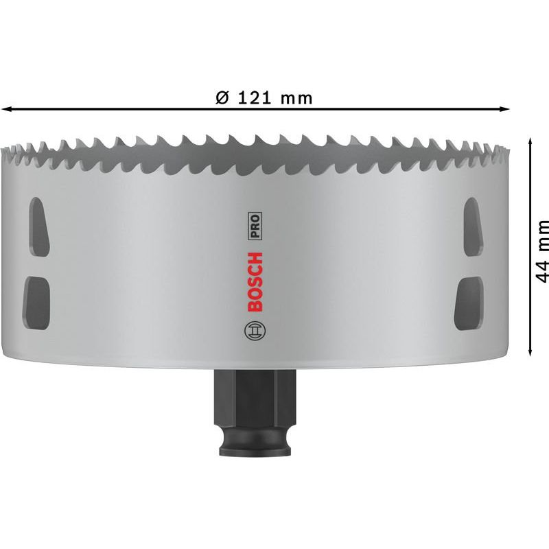 Bosch - Lochsäge PRO Multi Material PC Plus 2608594415 Lochsäge, 121 mm