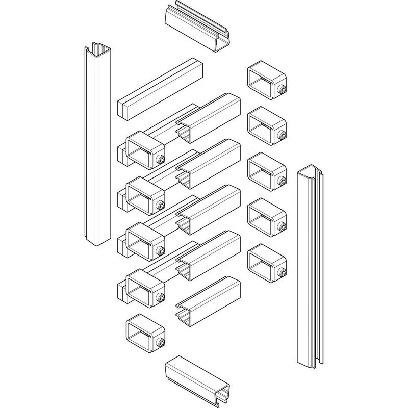 ABN - Anschlussschrank-Verbindungsset Verbindersatz GSV521N f.Sammelsch.ESPRO