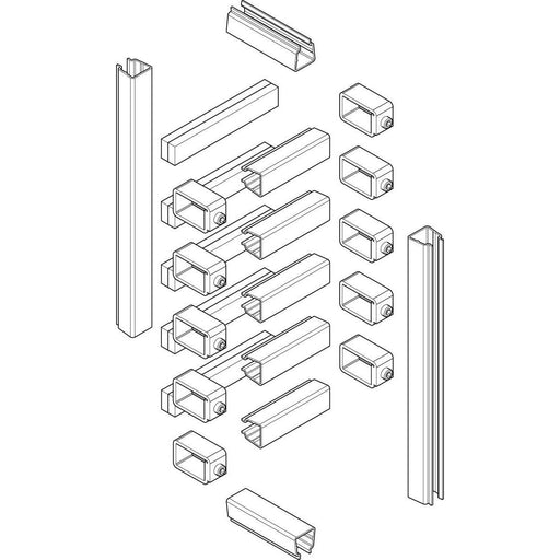 ABN - Anschlussschrank-Verbindungsset Verbindersatz GSV521N f.Sammelsch.ESPRO