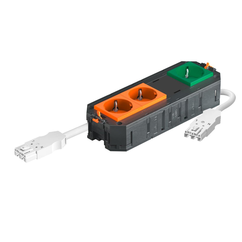 OBO Bettermann - Gerätebecher/Geräteträger für Unterflursystem Universalträger connect UTC4 W OR2GN1 208x76x45