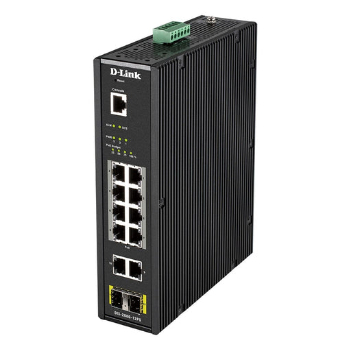 DLink - Netzwerk Switch Gigabit Industrial Switch DIS-200G-12PS 12-Port Layer2