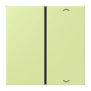 Jung - Abdeckung/Bedienelement für Installationsschalterprogramme Taste 1fach m. Pfeilsymb. LC 401 TSAP 222 vert jaune clair