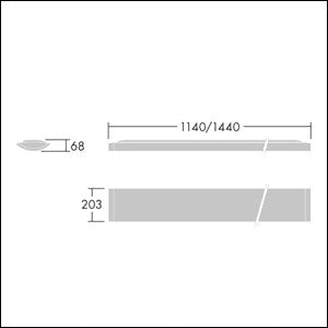 Thorn - Decken - /Wandleuchte LED - Anbauleuchte IQ SURF S  #96628942 3000K