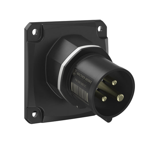 Walther Werke - CEE-Gerätestecker (IEC 60309) CEE NEO Anbaugerätestecker FW713308CC schräg 16A 3P 8h