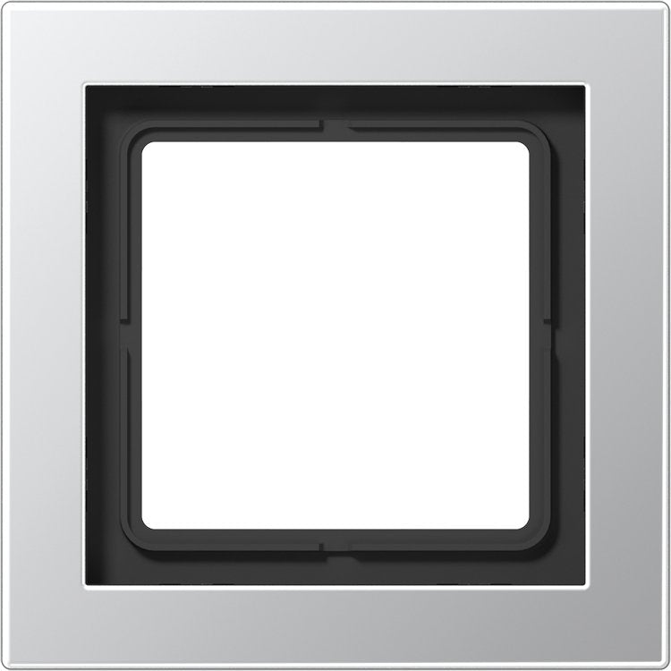Jung - Abdeckrahmen Rahmen 1-fach alu ALD 2981 waage/senkrecht