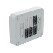 OBO Bettermann - Deckel für Dose/Gehäuse für Montage auf der Wand/Decke Steckbarer Deckel D01 4x3p WD für Abzweigkasten, b