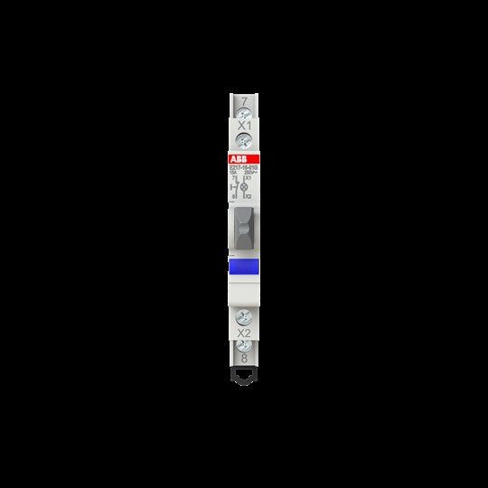 ABB Stotz S&J - Taster für Reiheneinbau Leuchttaster E217-16-01G blau