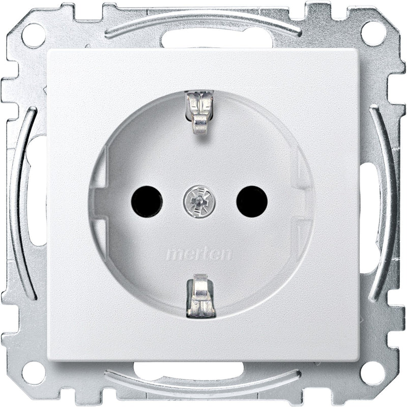 Merten - Steckdose SCHUKO-Steckdose pws MEG2400-0419 BRS Schraub-Liftkl